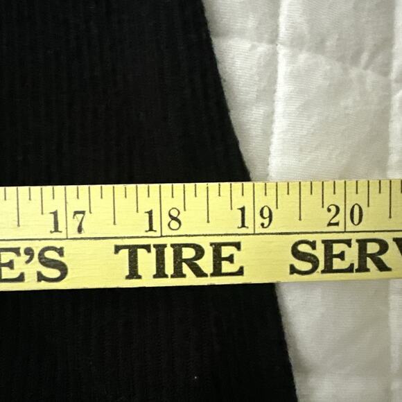 REFORMATION Sweater Dress Womens Medium Black Long Sleeve Shift Ribbed Knit - Picture 11 of 12